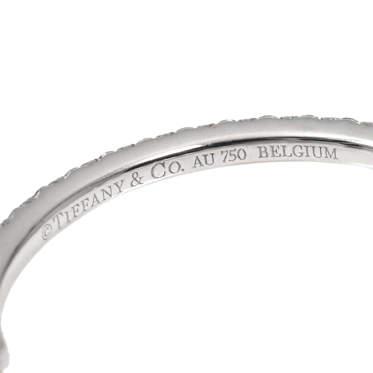 Metro MM Diamond Earrings Pierced 18K White Gold 750