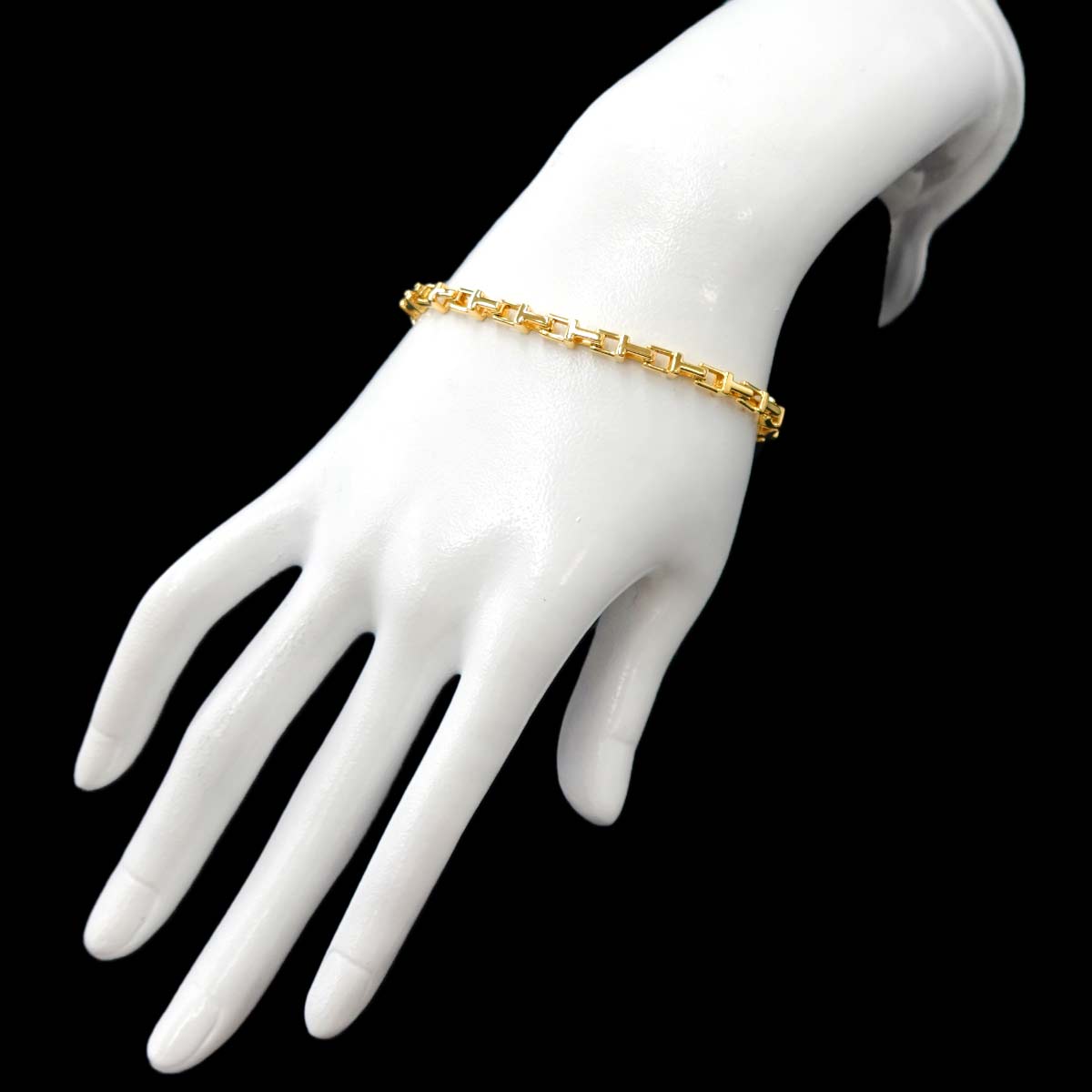 T Narrow Bracelet 18K Yellow Gold 750