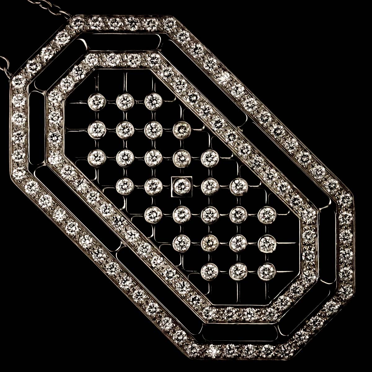 Voile Diamond Necklace Platinum