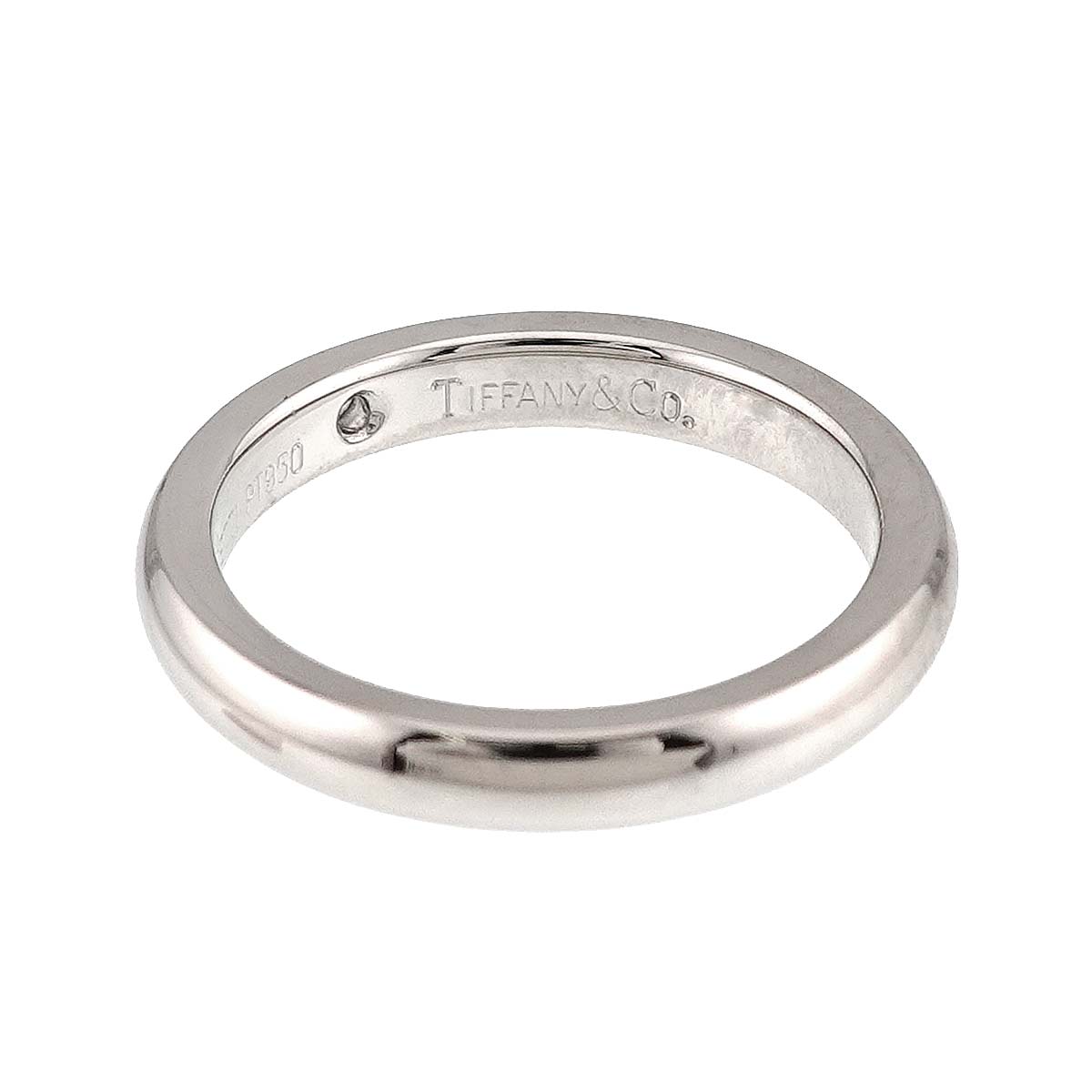 Stacking Band Ring Diamond 1P Platinum Size3.75-4(US)