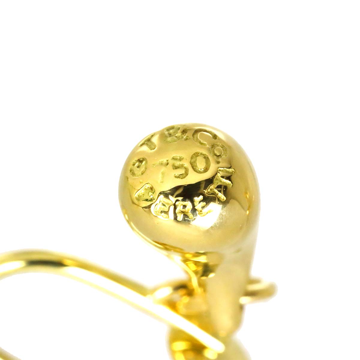 Teardrop Earrings 18K Yellow Gold 750