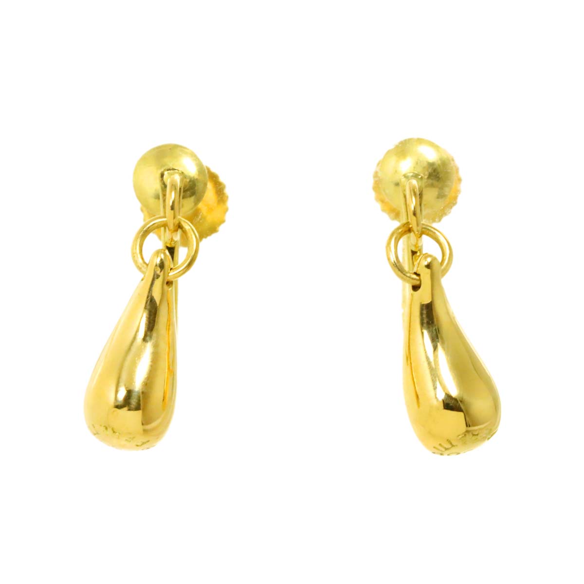 Teardrop Earrings 18K Yellow Gold 750