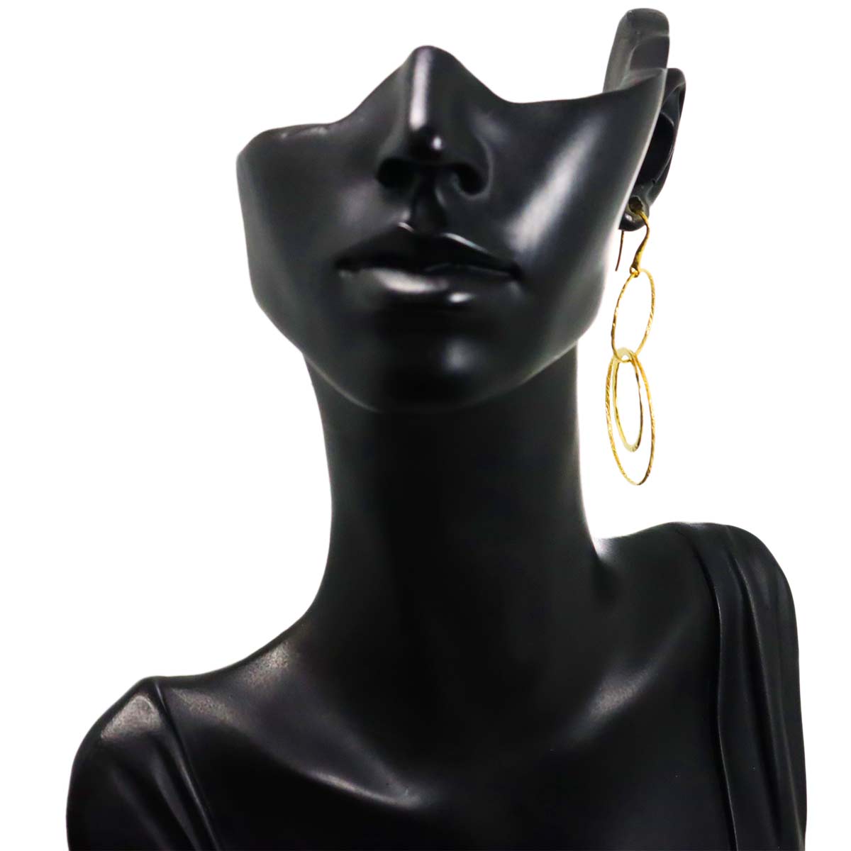 Hook Earrings Pierced 18K Yellow Gold 750