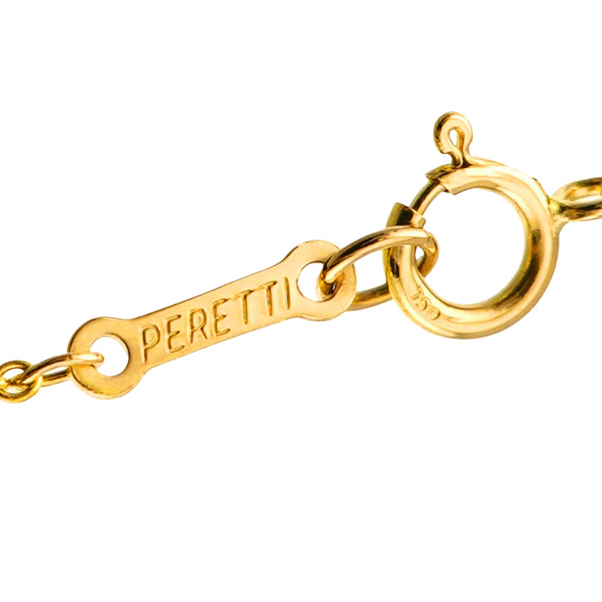 Full Heart Necklace 18K Yellow Gold 750