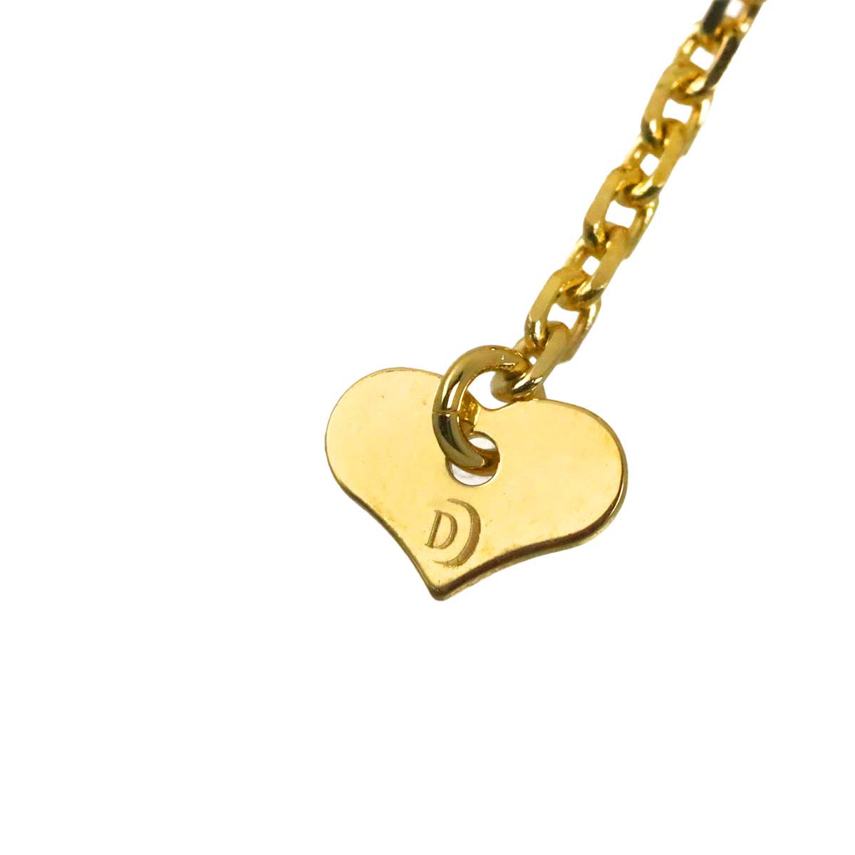 D-SIDE Diamond 10P Necklace 18K Yellow Gold 750