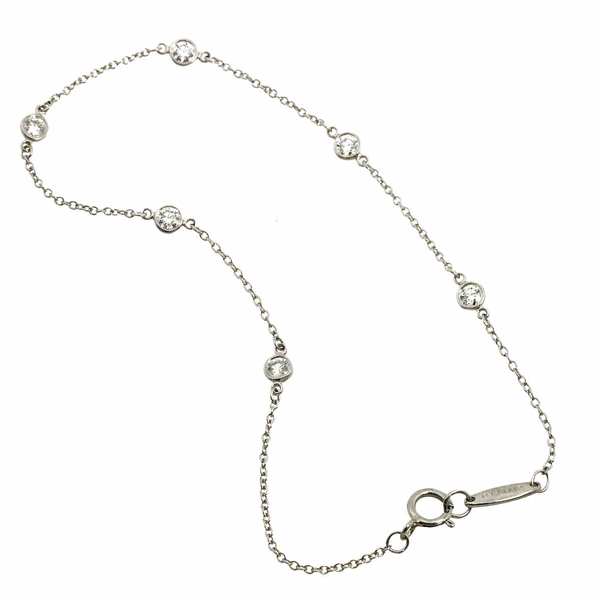 By The Yard Diamond 6P Bracelet Platinum