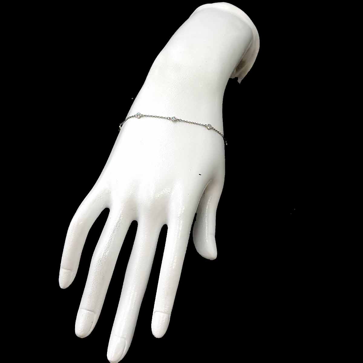 By The Yard Diamond 6P Bracelet Platinum