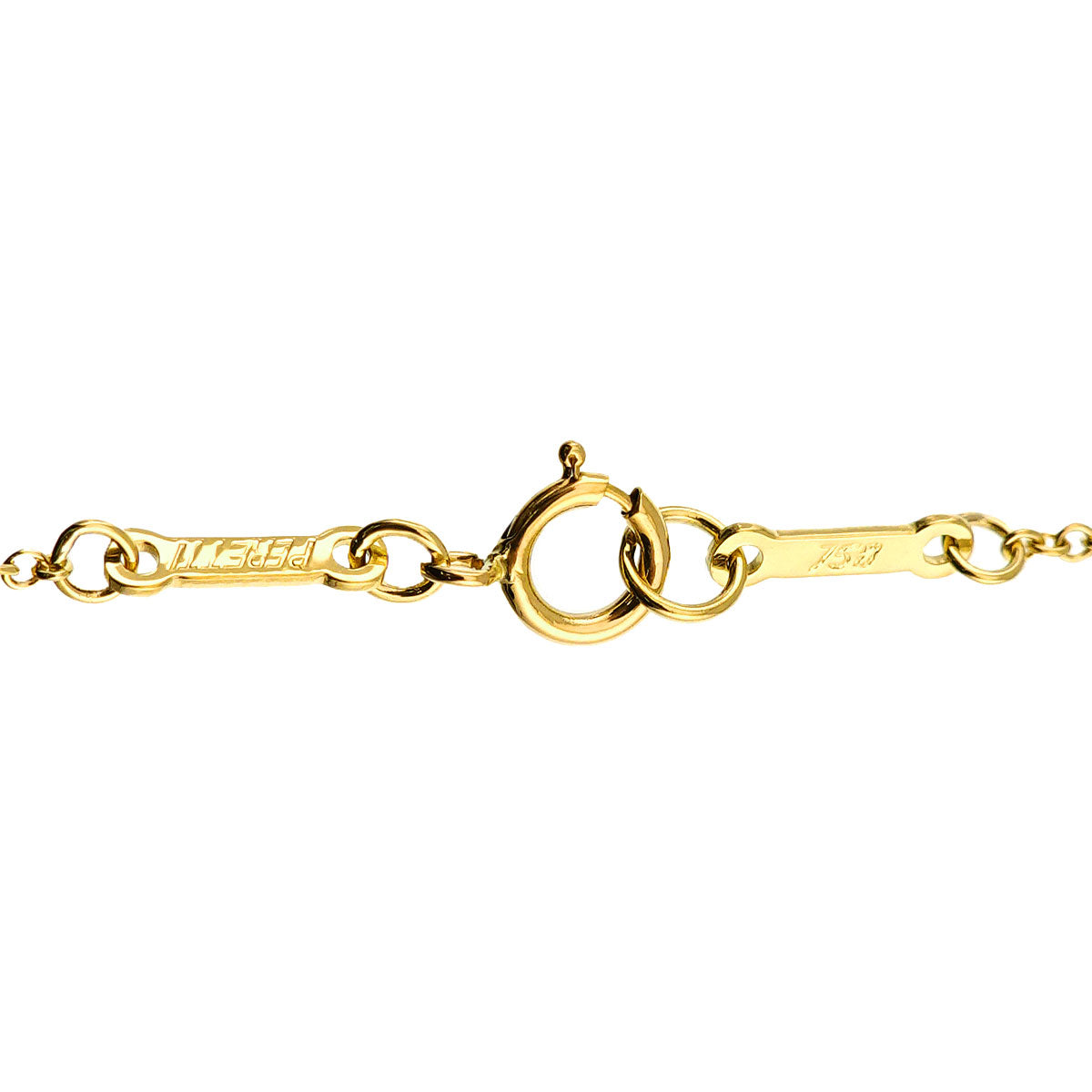 Open Heart Necklace 18K Yellow Gold 750
