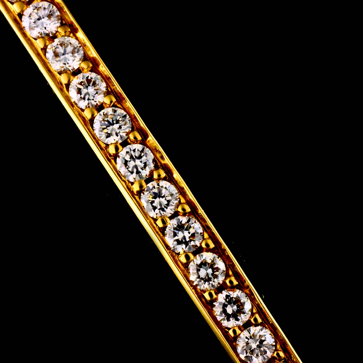 DUNE Diamond Bracelet 18K YG Yellow Gold 750 sizeM