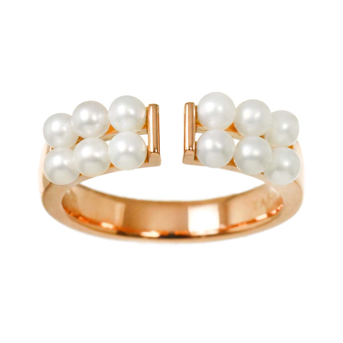 Baby Pearl 2.8mm Ring 18K PG 750 Size5.25-5.5(US)