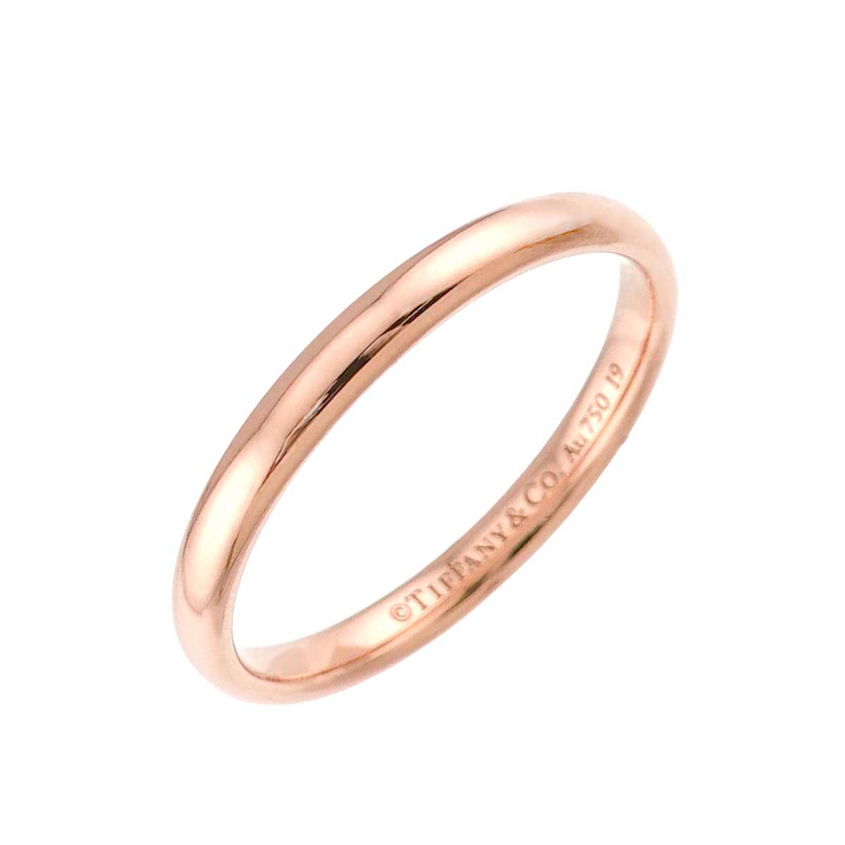 Forever Ring 18K Pink Gold 750 size7.75-8(US)