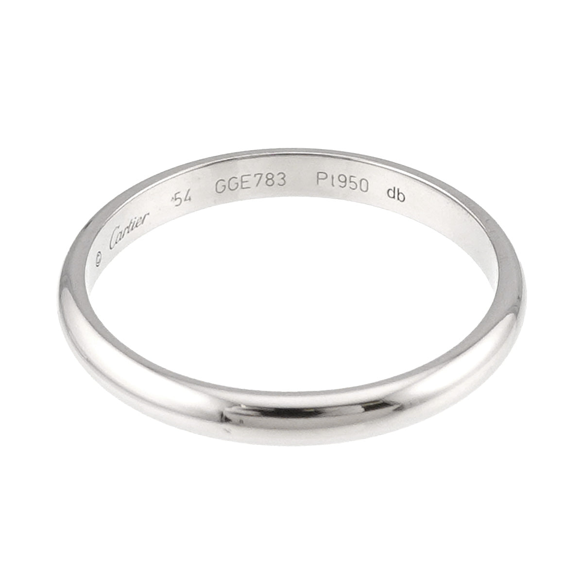 Classic Ring Platinum Size54 6.75(US)