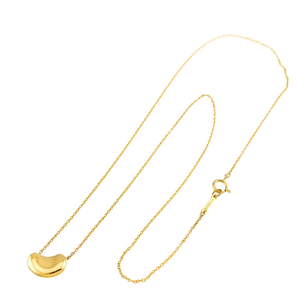 Bean Necklace 18K Yellow Gold 750