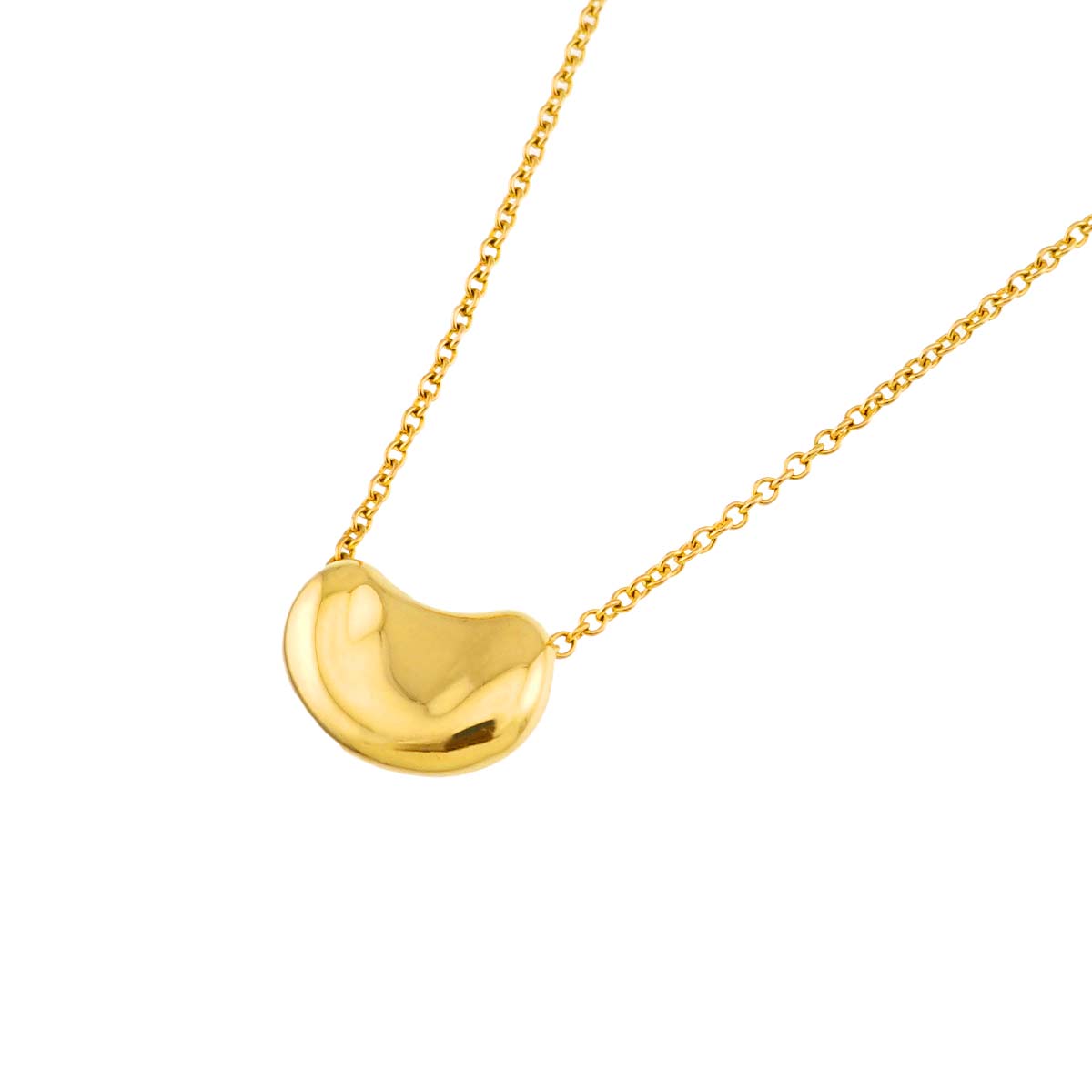 Bean Necklace 18K Yellow Gold 750