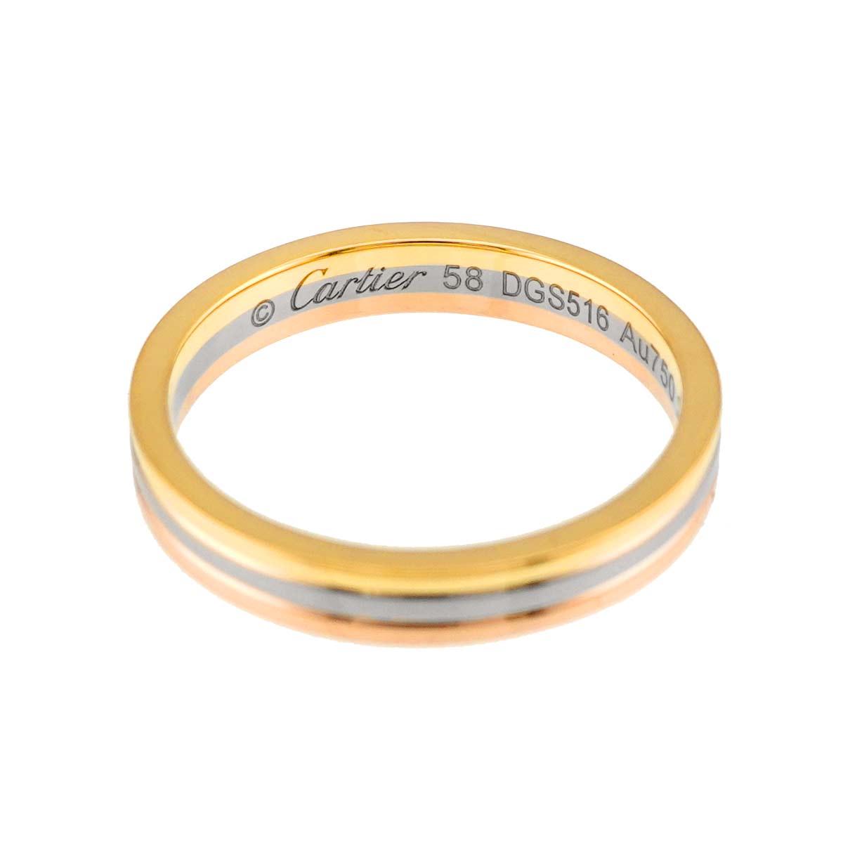 VENDOME Ring 18K YG WG PG 750 Size58 8-8.25(US)