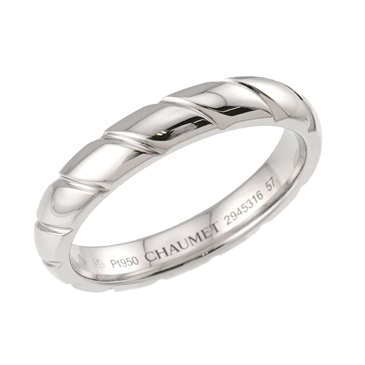 Torsade Ring Platinum size57 7.5-7.75(US)