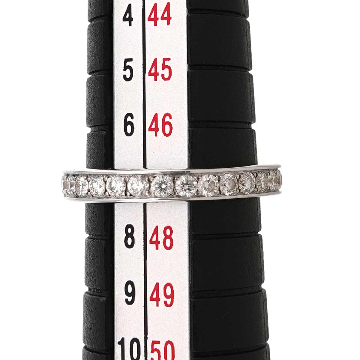 Diamond 0.75ct Ring 18K WG 750 Size4-4.5(US)