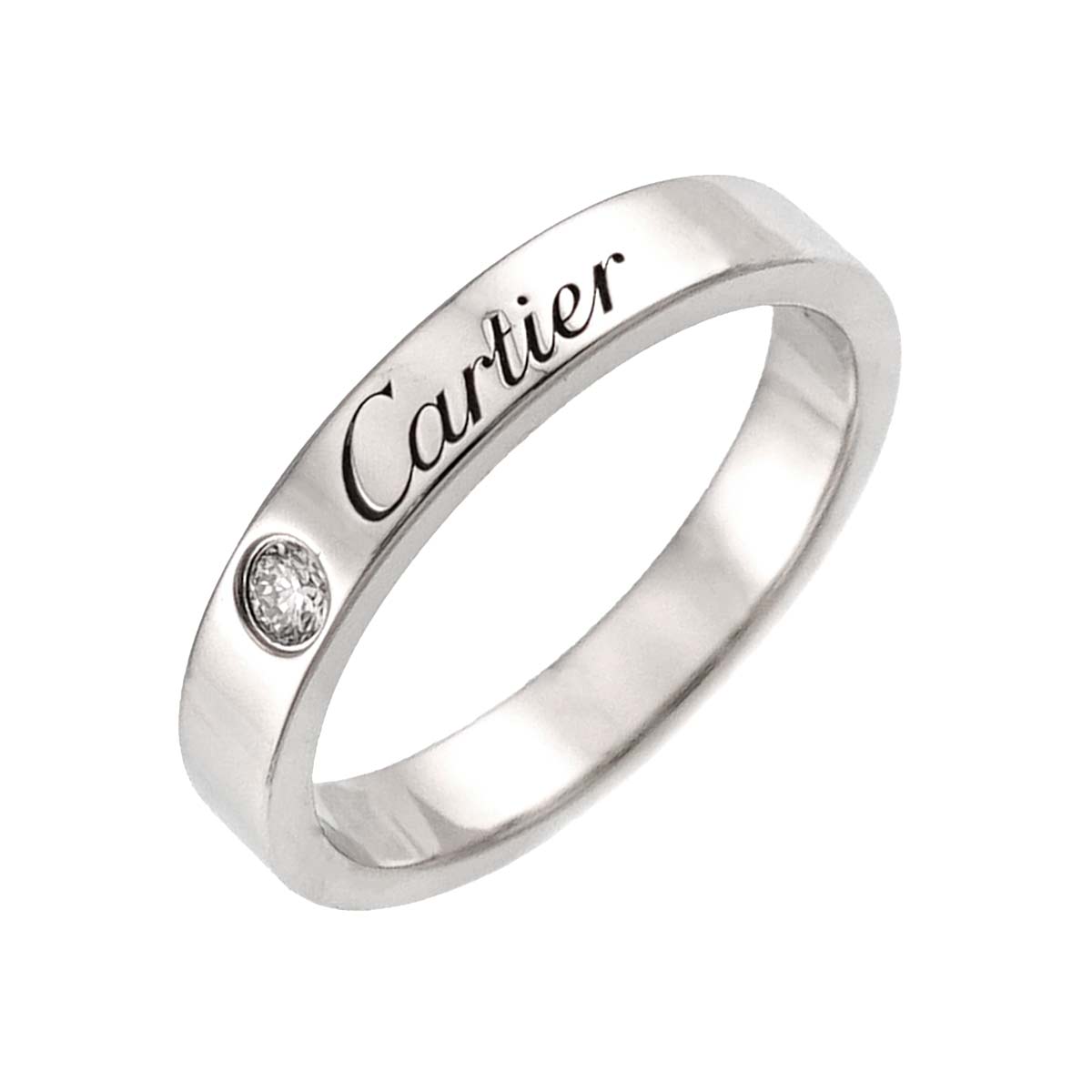 C de Diamond 1P Ring Pt Platinum size47 4((US)