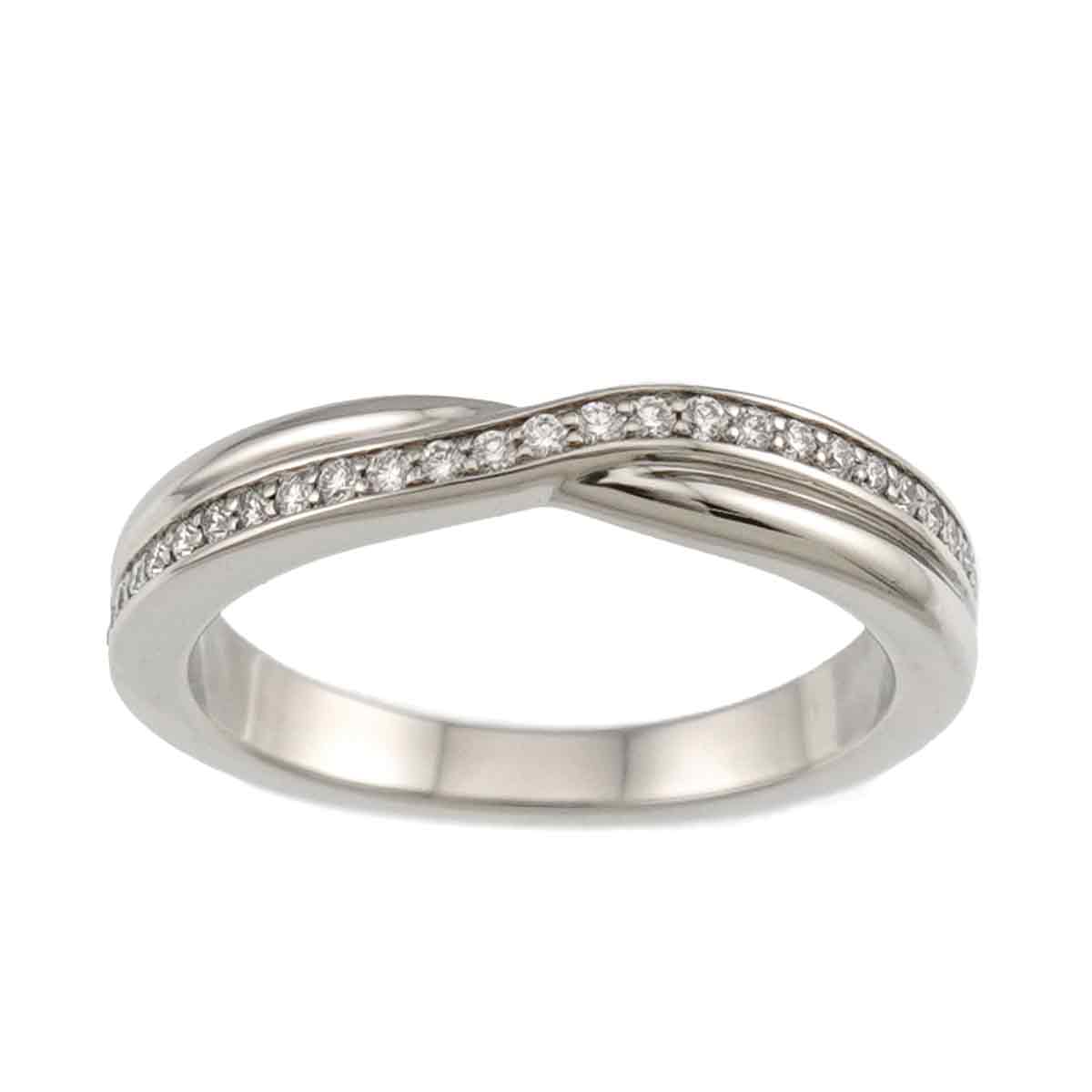 Diamond Ring Pt Platinum size4.5-4.75(US)