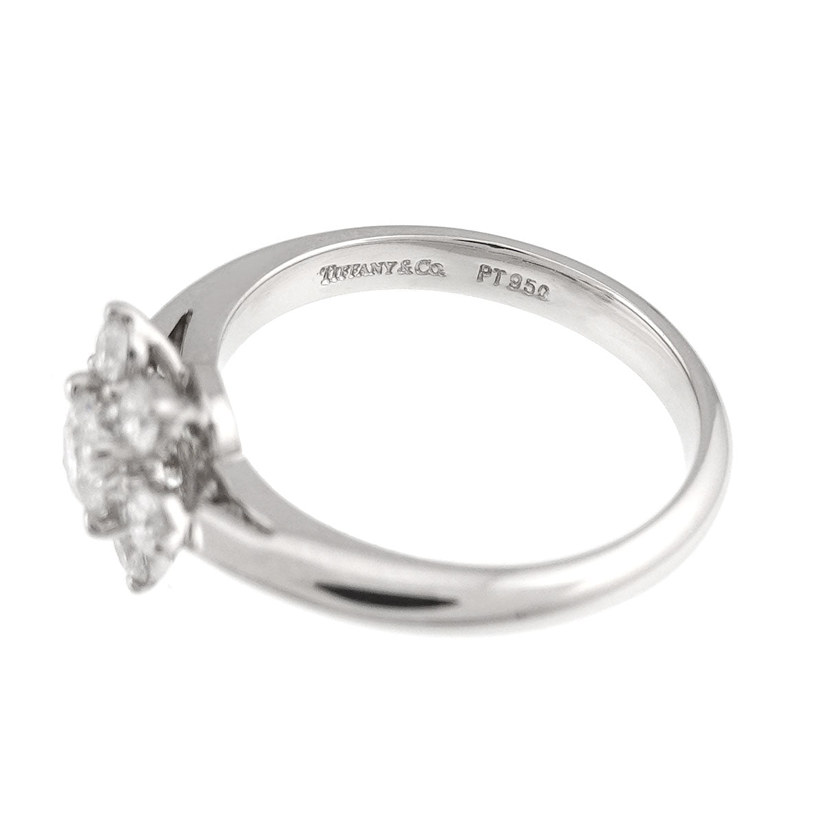Diamond Ring Platinum Size4(US)