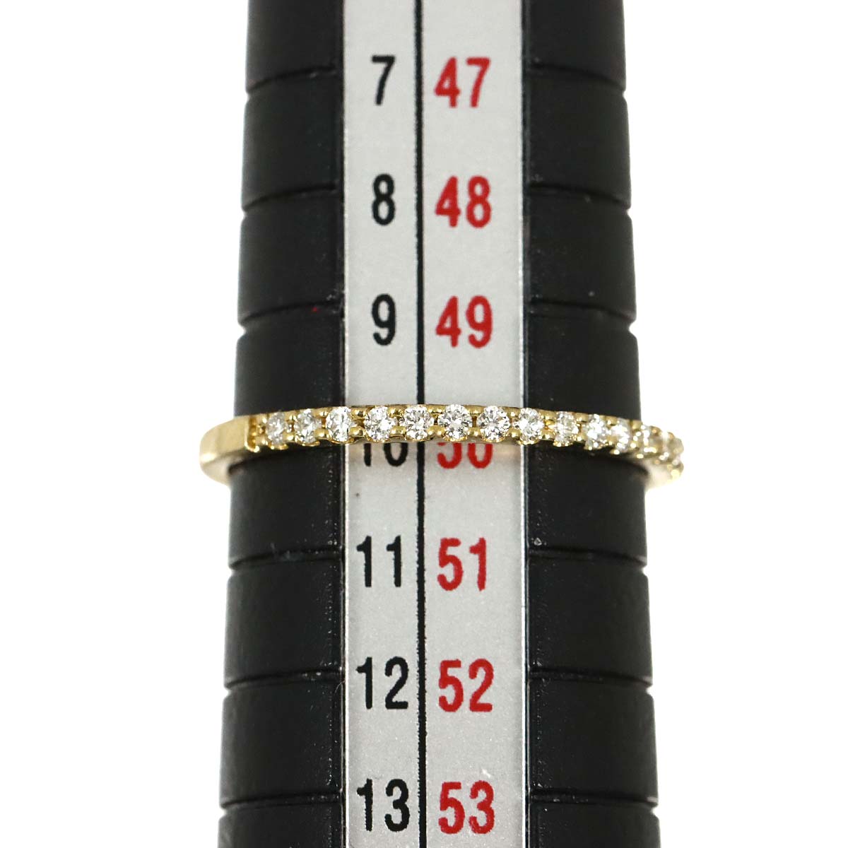 Diamond 0.15ct Ring 18K Yellow Gold 750 size5.25(US)