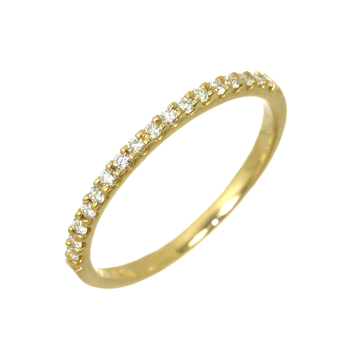 Diamond 0.15ct Ring 18K Yellow Gold 750 size5.25(US)