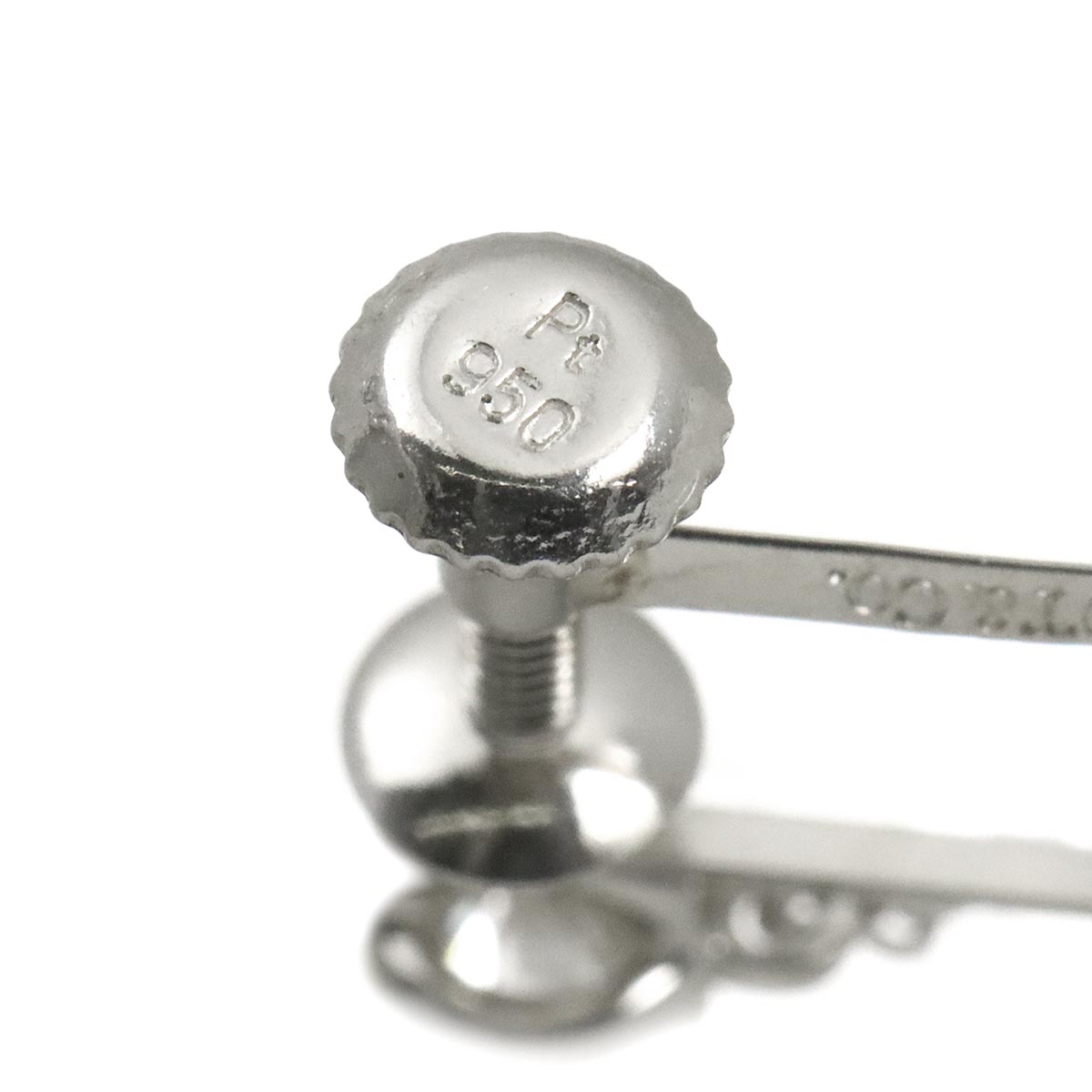 By The Yard Diamond Earrings Clip on Platinum