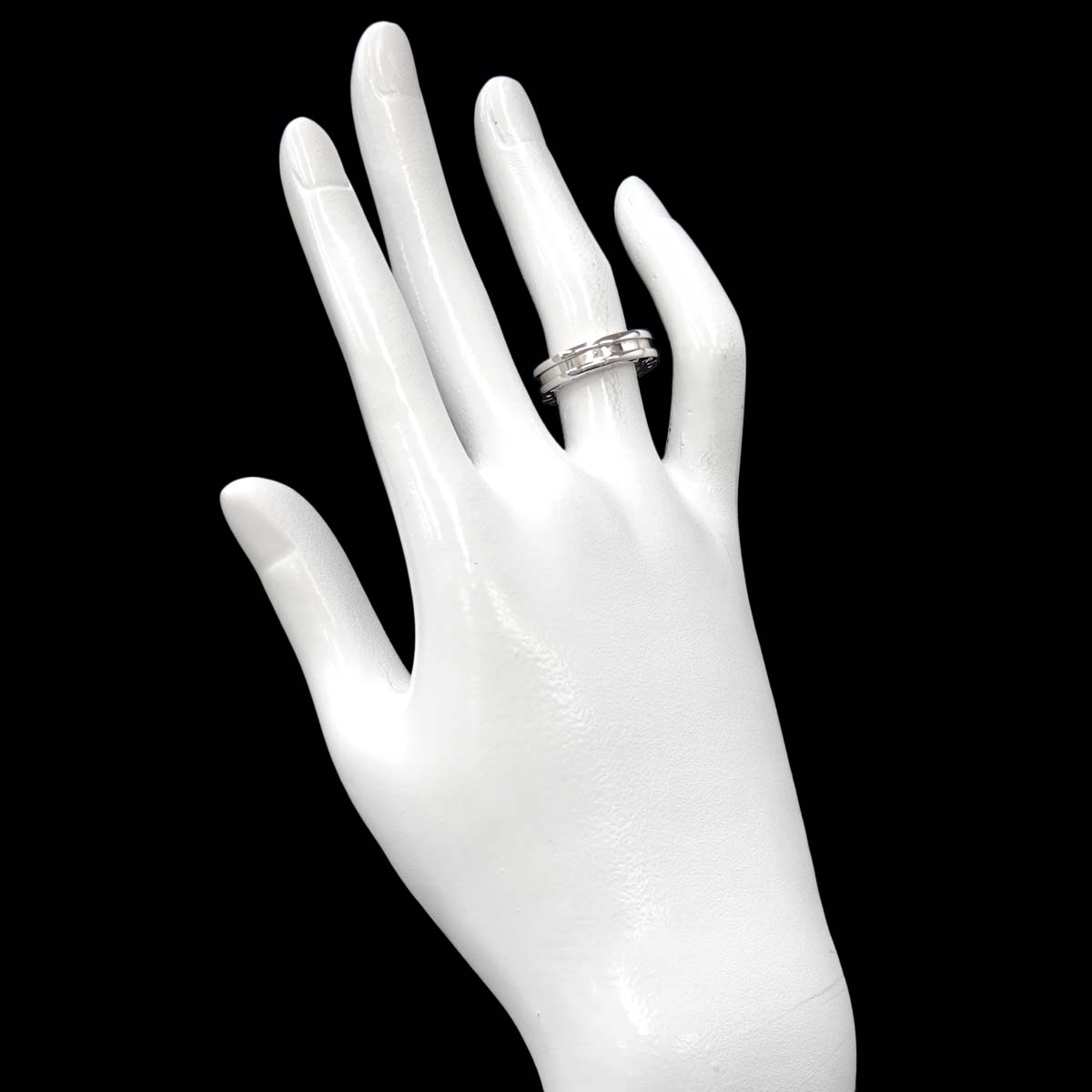 B-ZERO1 1Band Ring 18K White Gold 750 Size51 5.5-5.75(US)