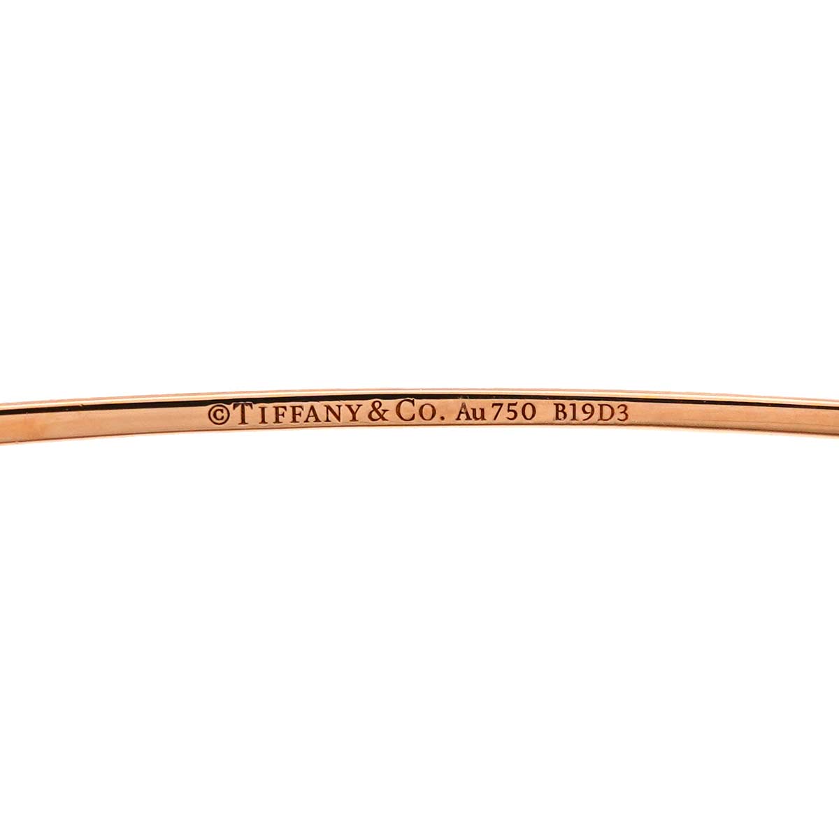 T Smile Small Diamond Bracelet 18K Pink Gold 750