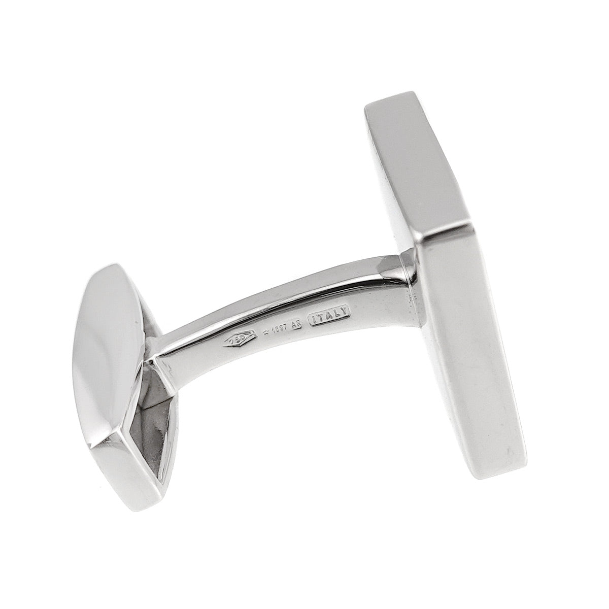 Cufflinks K18 White Gold 750
