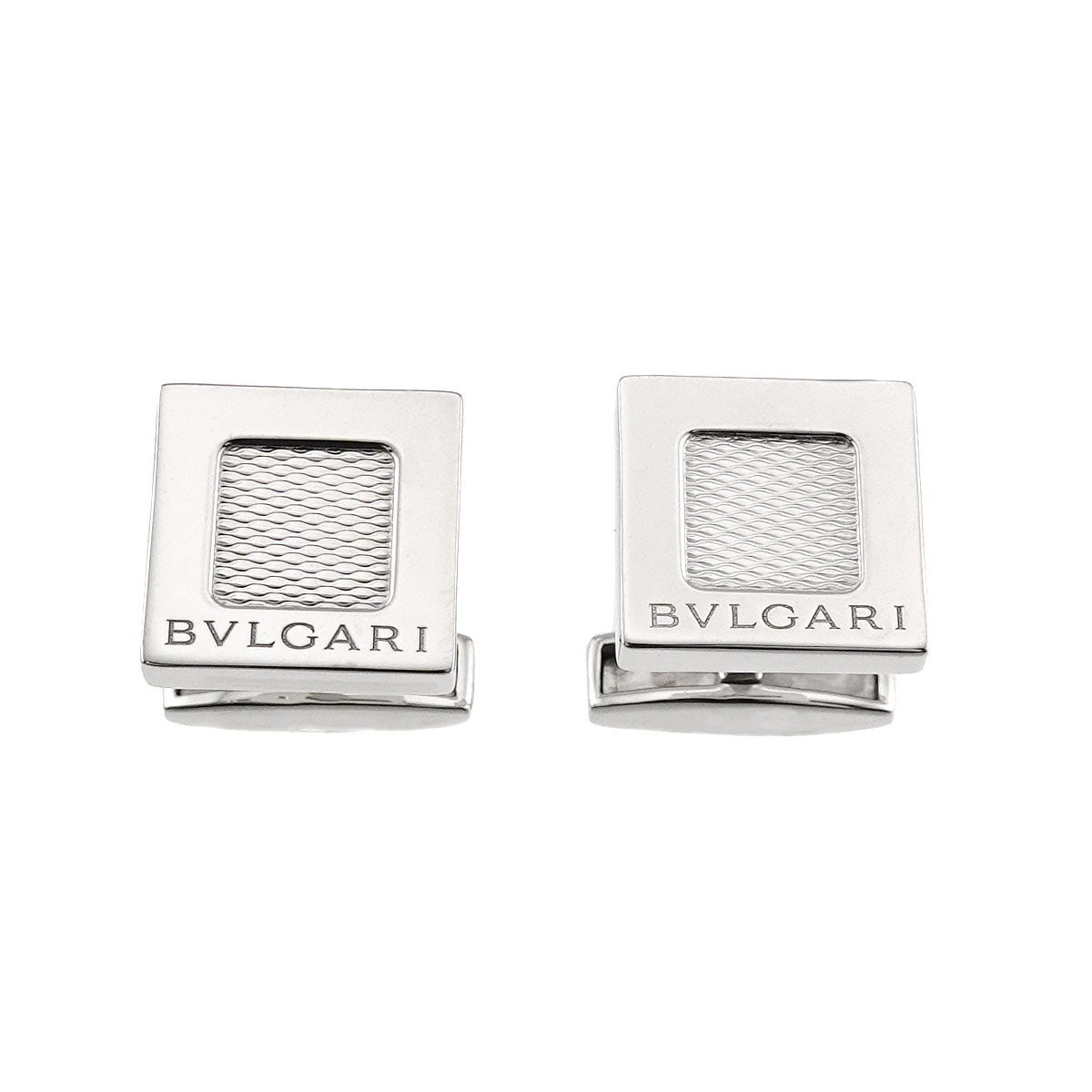Cufflinks K18 White Gold 750