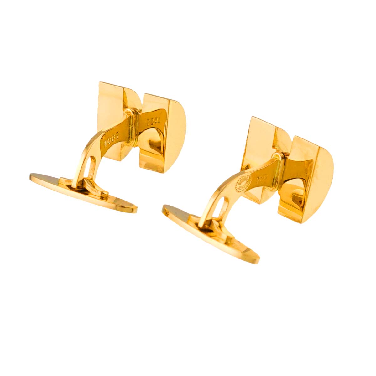 Cuff links 18K Yellow Gold 750