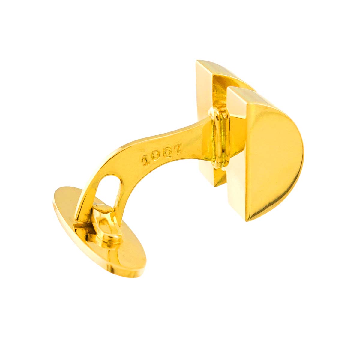 Cuff links 18K Yellow Gold 750