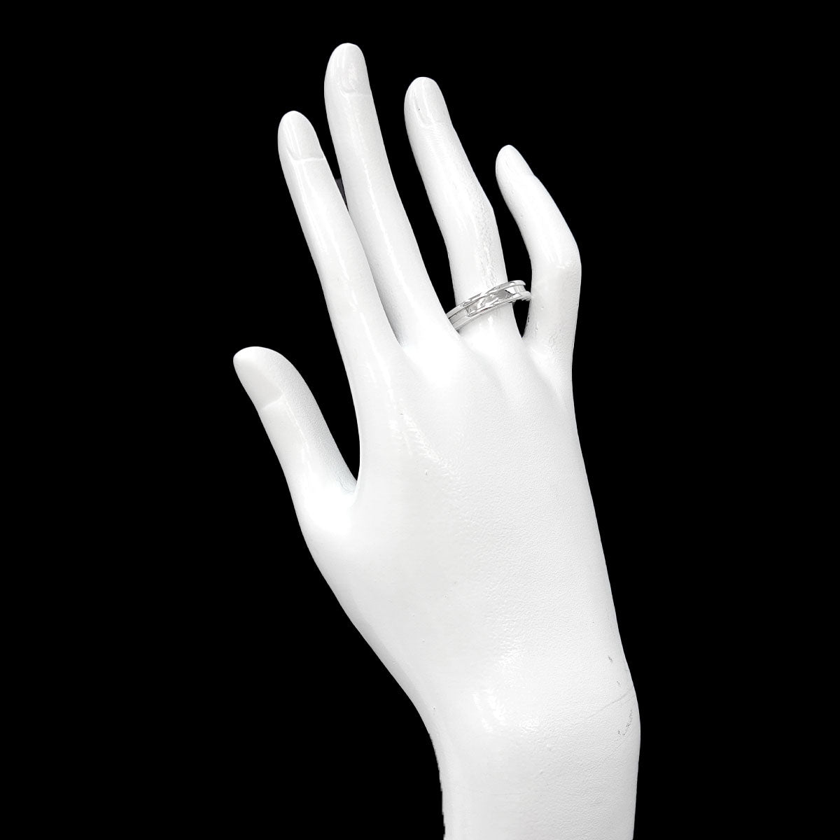 B-zero1 1Band Ring 18K WG 750 size54 6.5-6.75(US)