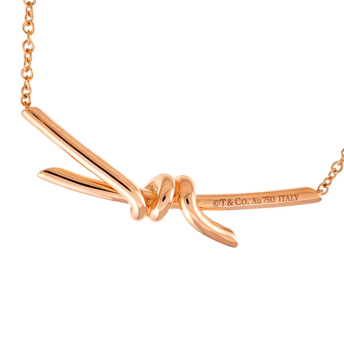 Knot Necklace 18K Pink Gold 750