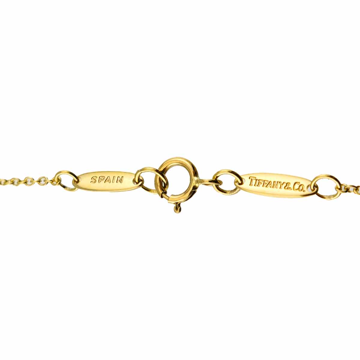Open Heart Necklace 18K Yellow Gold 750