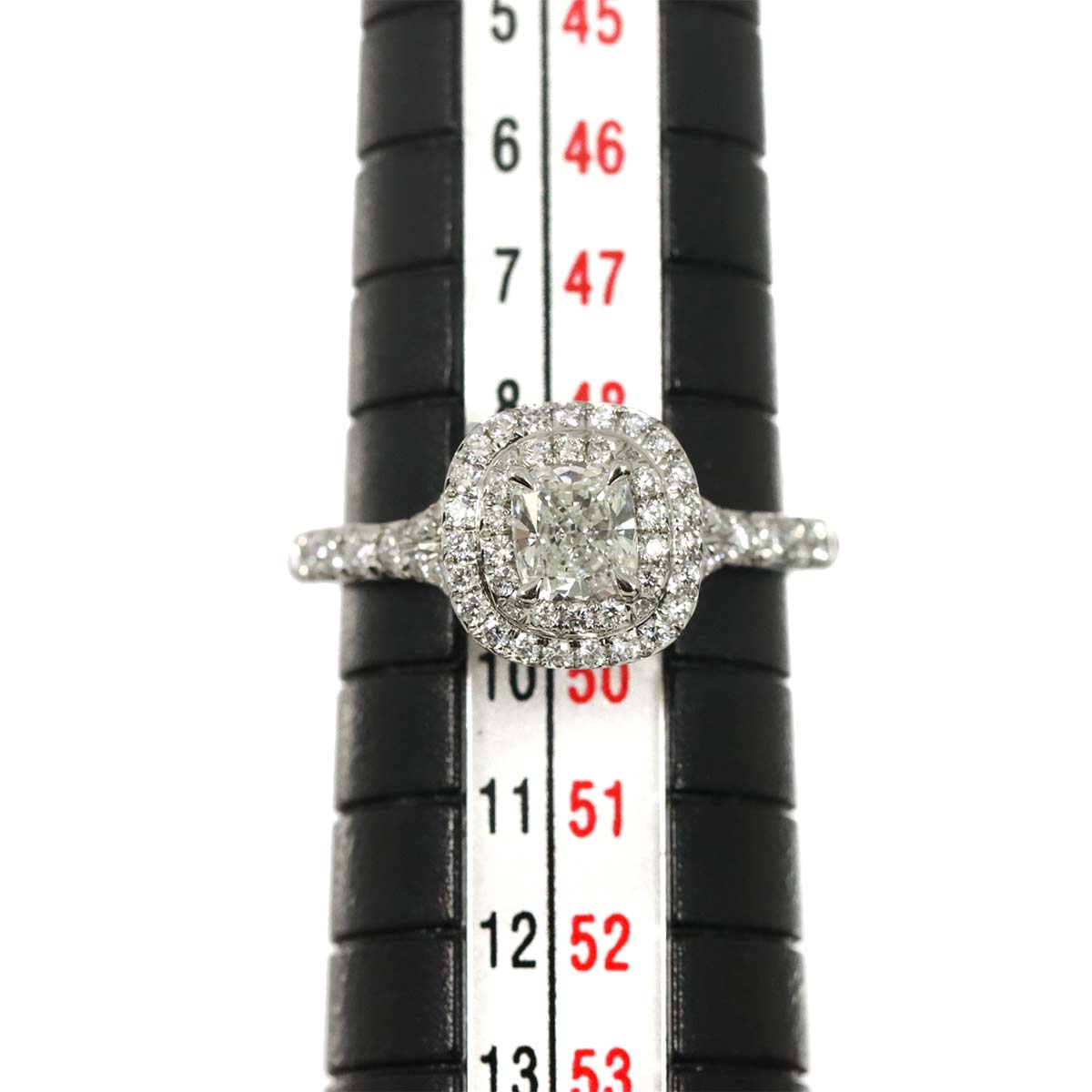 Diamond 0.44ct H/VVS2/EX Ring Platinum Size4.75-5(US)