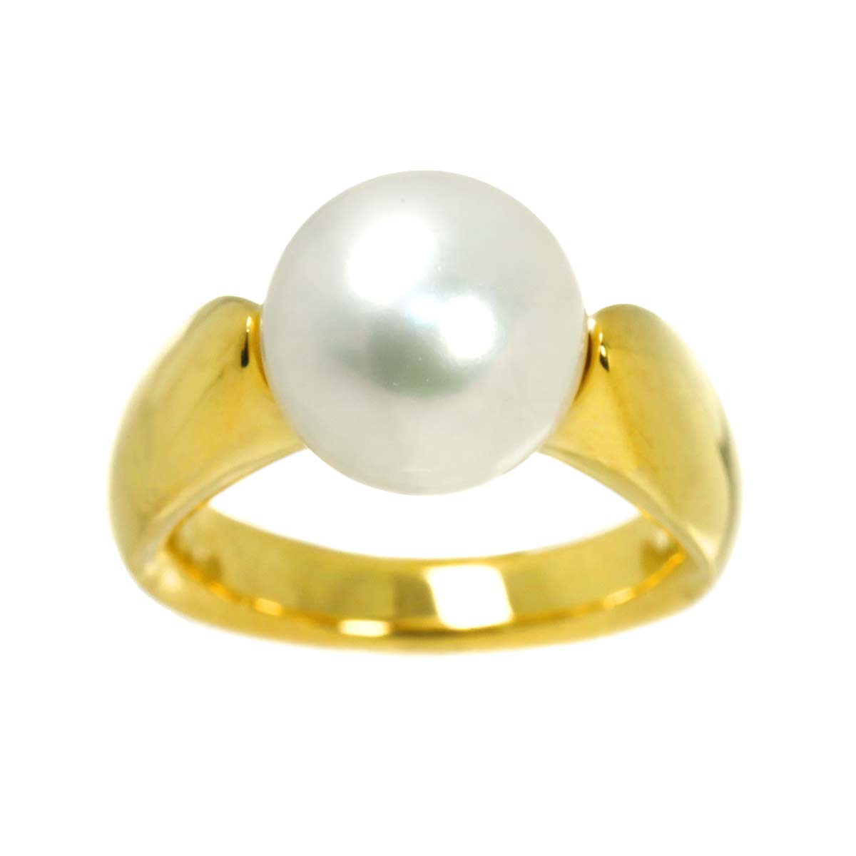 South Sea pearl 10.4mm Ring 18K YG 750 5.75-6(US)
