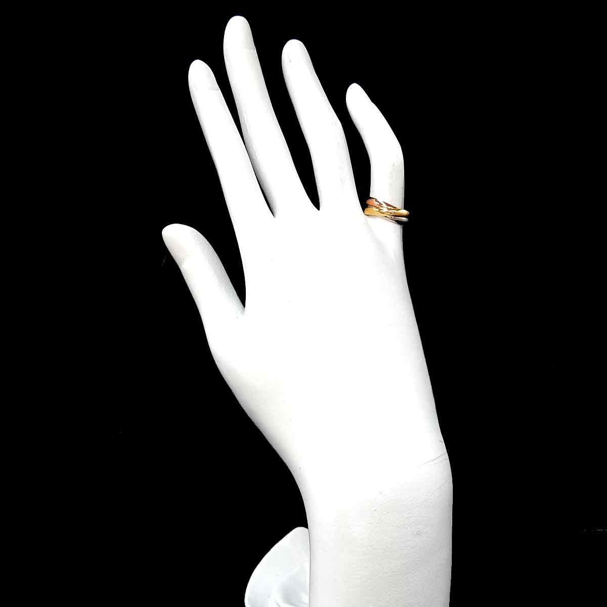 Trinity SM Ring 18K YG WG PG 750 Size47 4(US)