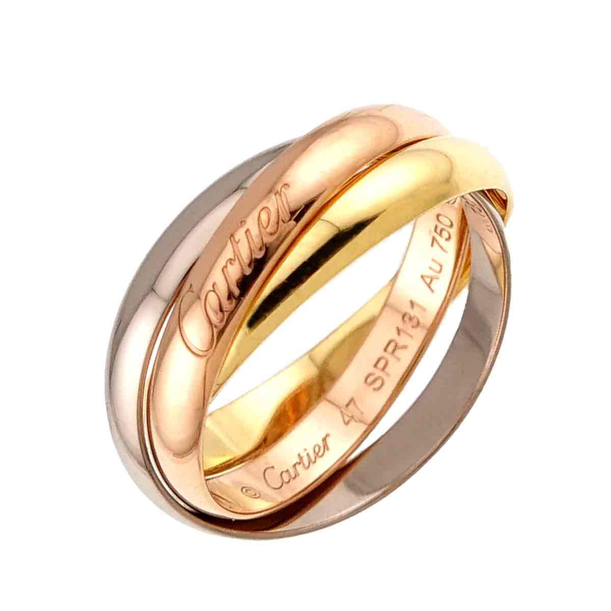 Trinity SM Ring 18K YG WG PG 750 Size47 4(US)
