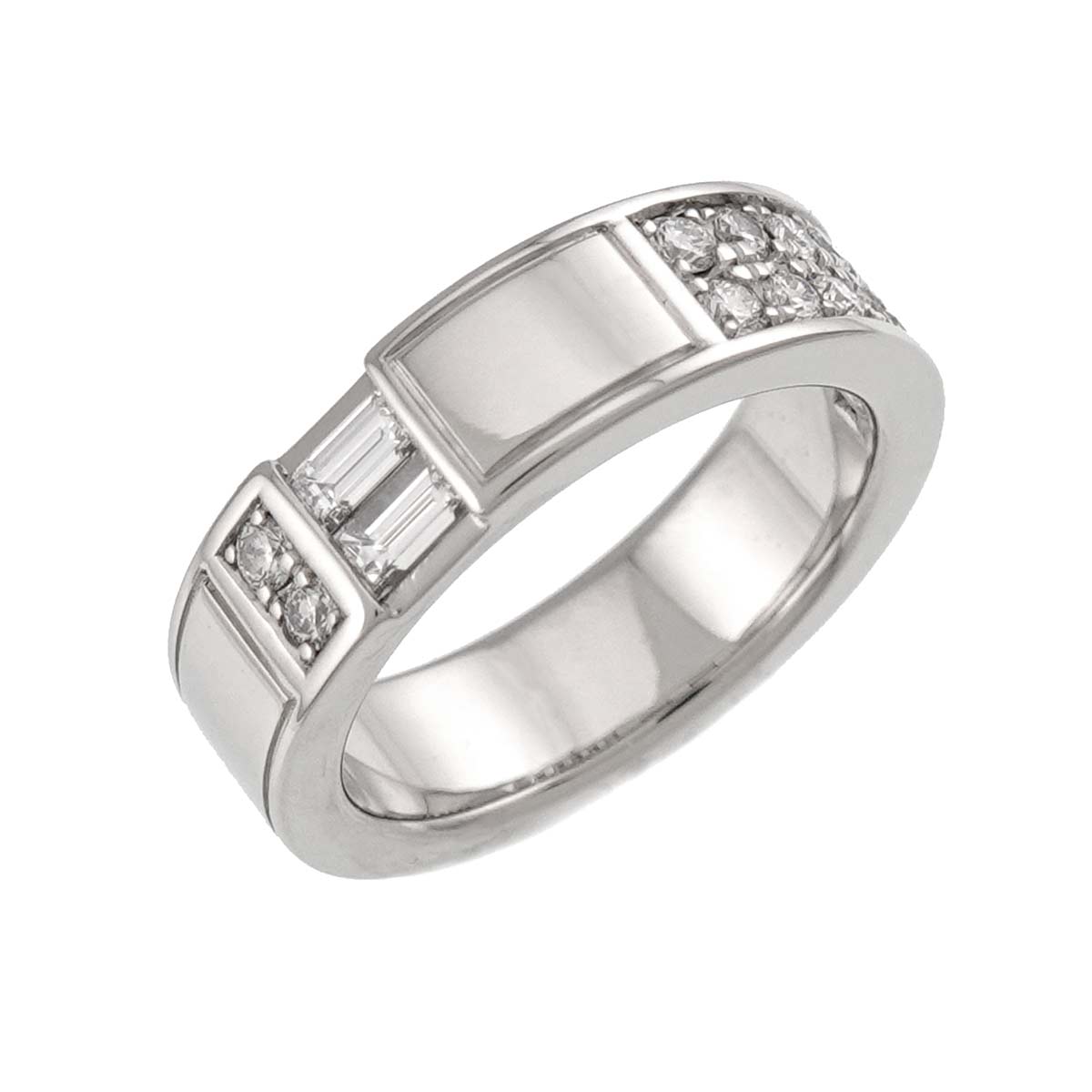 Traffic Diamond Ring Pt Platinum size4-4.5(US)