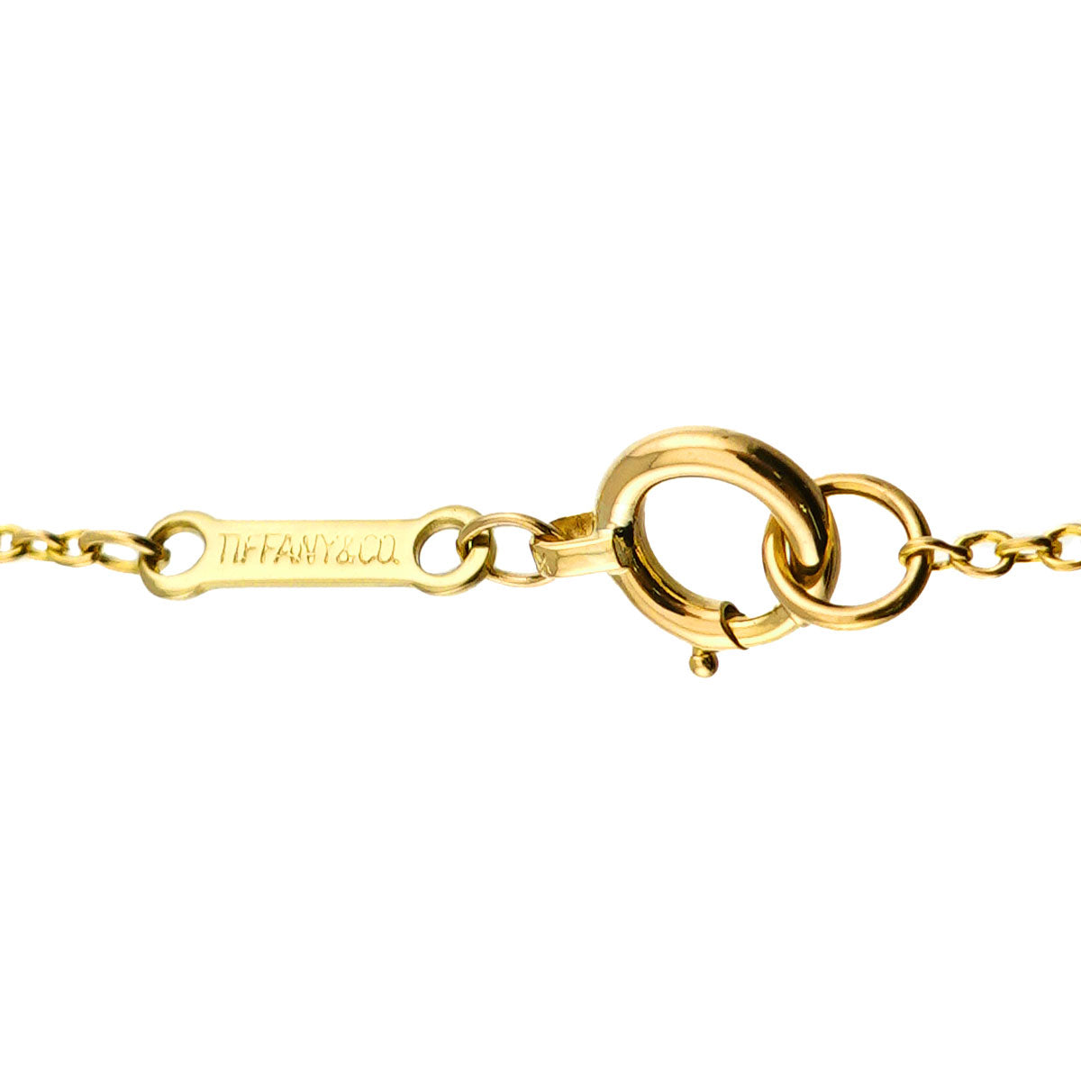 Open Heart Necklace 18K Yellow Gold 750