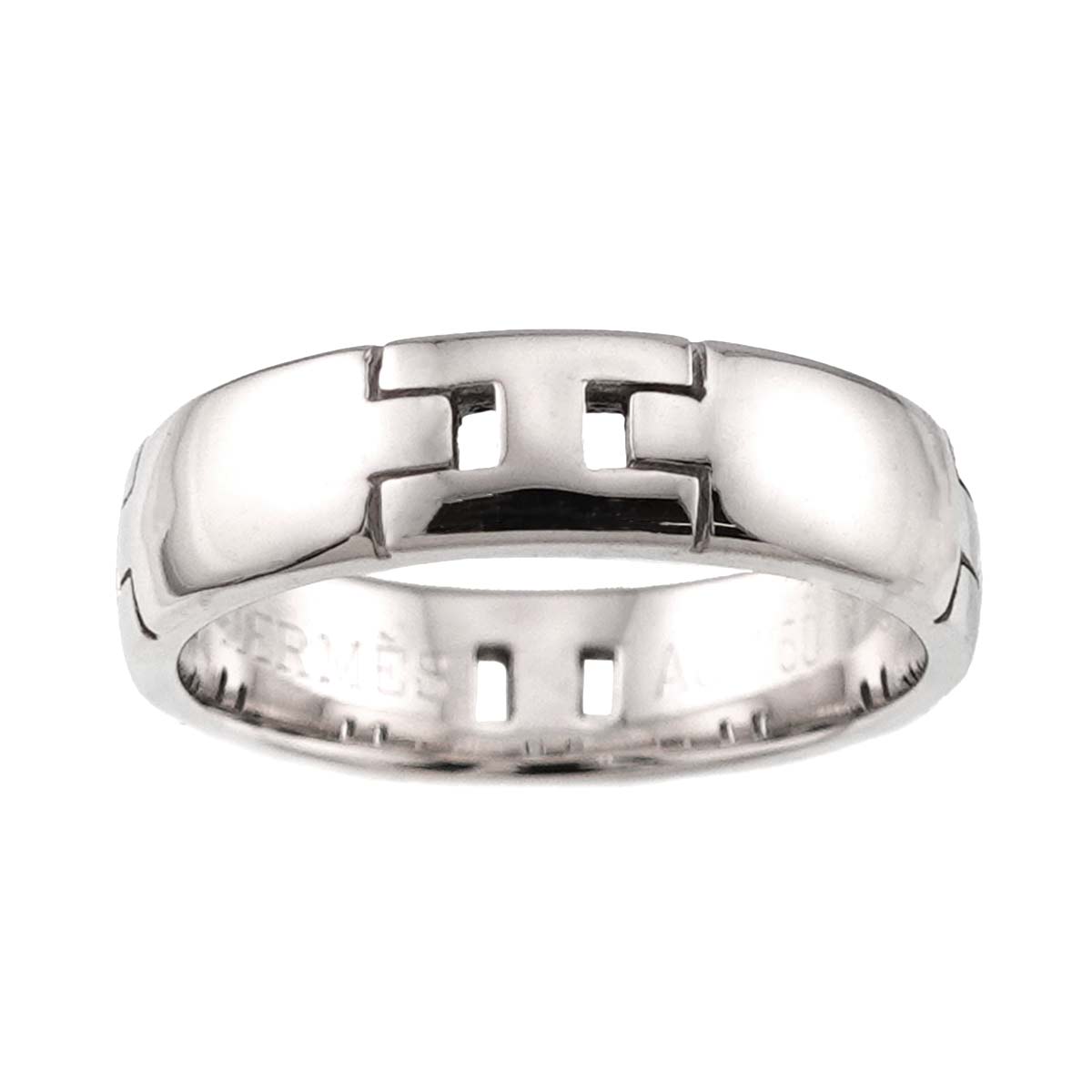 Hercules Ring 18K White Gold 750 Size51 5.5-5.75(US)