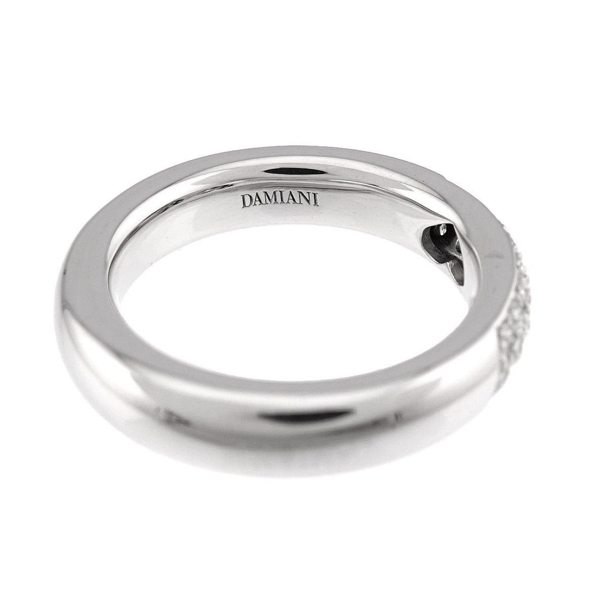 Heart Diamond Ring 18K White Gold 750 size6.75-7.25(US)