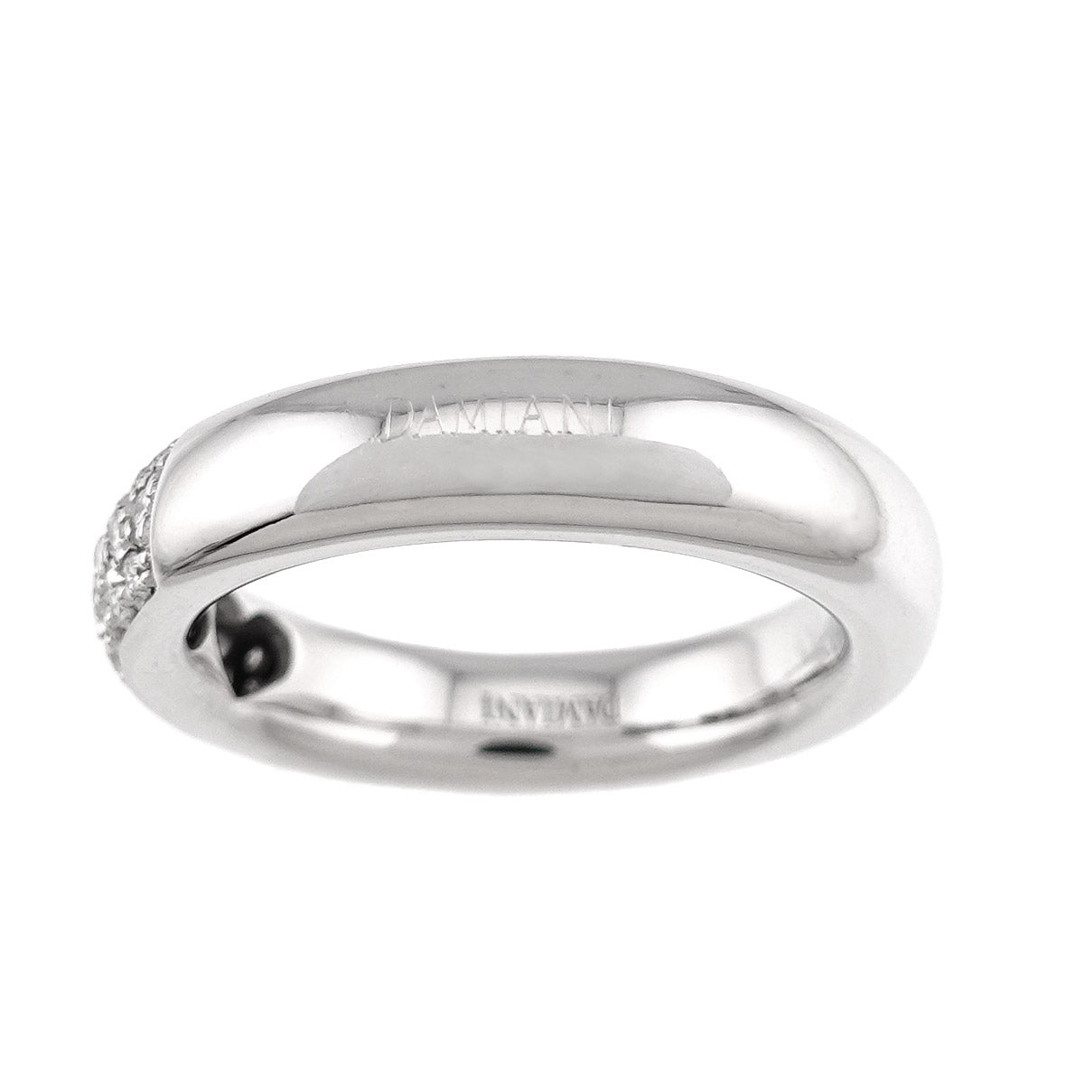 Heart Diamond Ring 18K White Gold 750 size6.75-7.25(US)