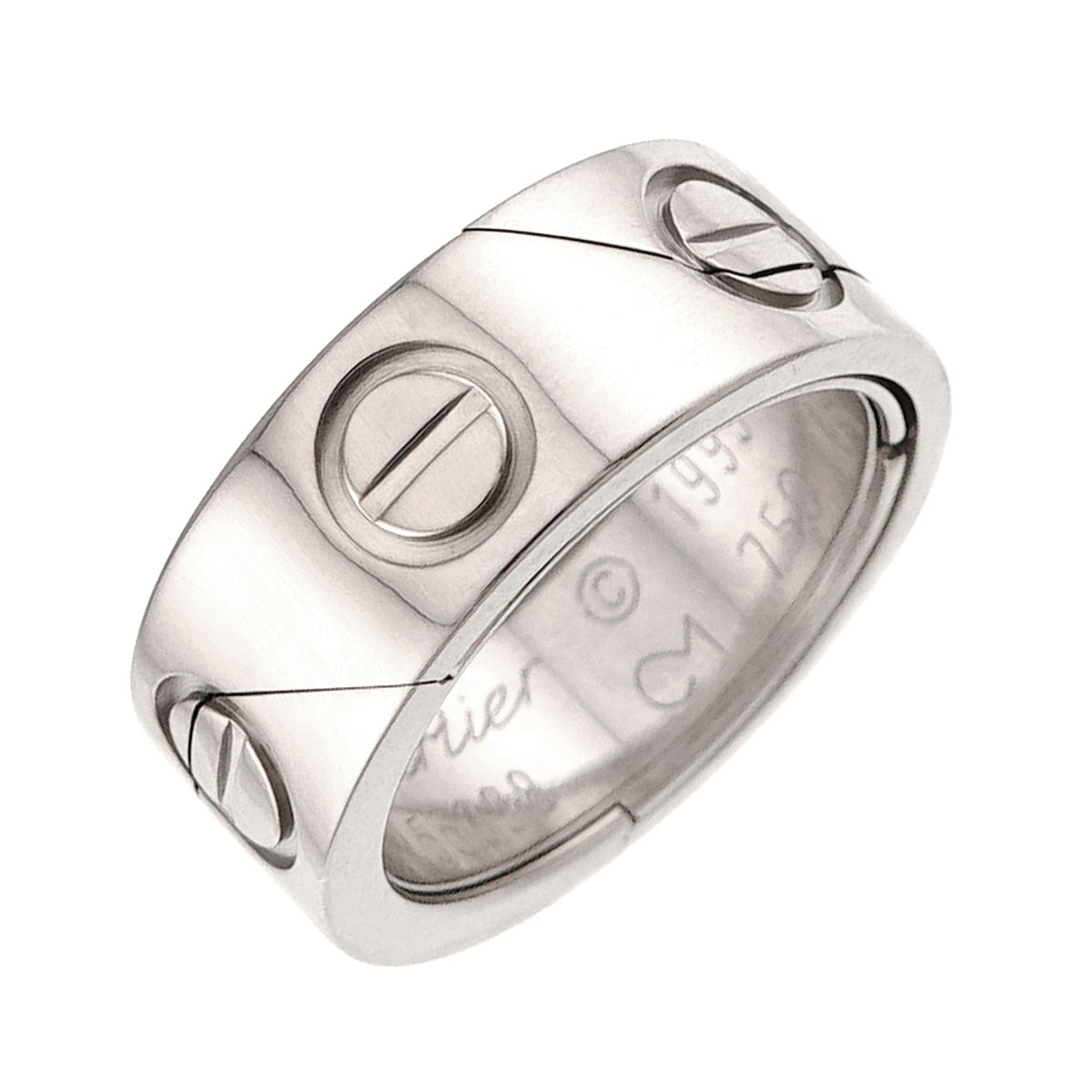 Astro Love Ring 18K White Gold 750 size48 4.5(US)