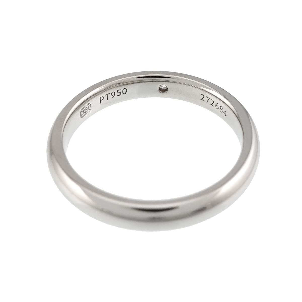 Diamond Ring Pt Platinum size5.25(US)