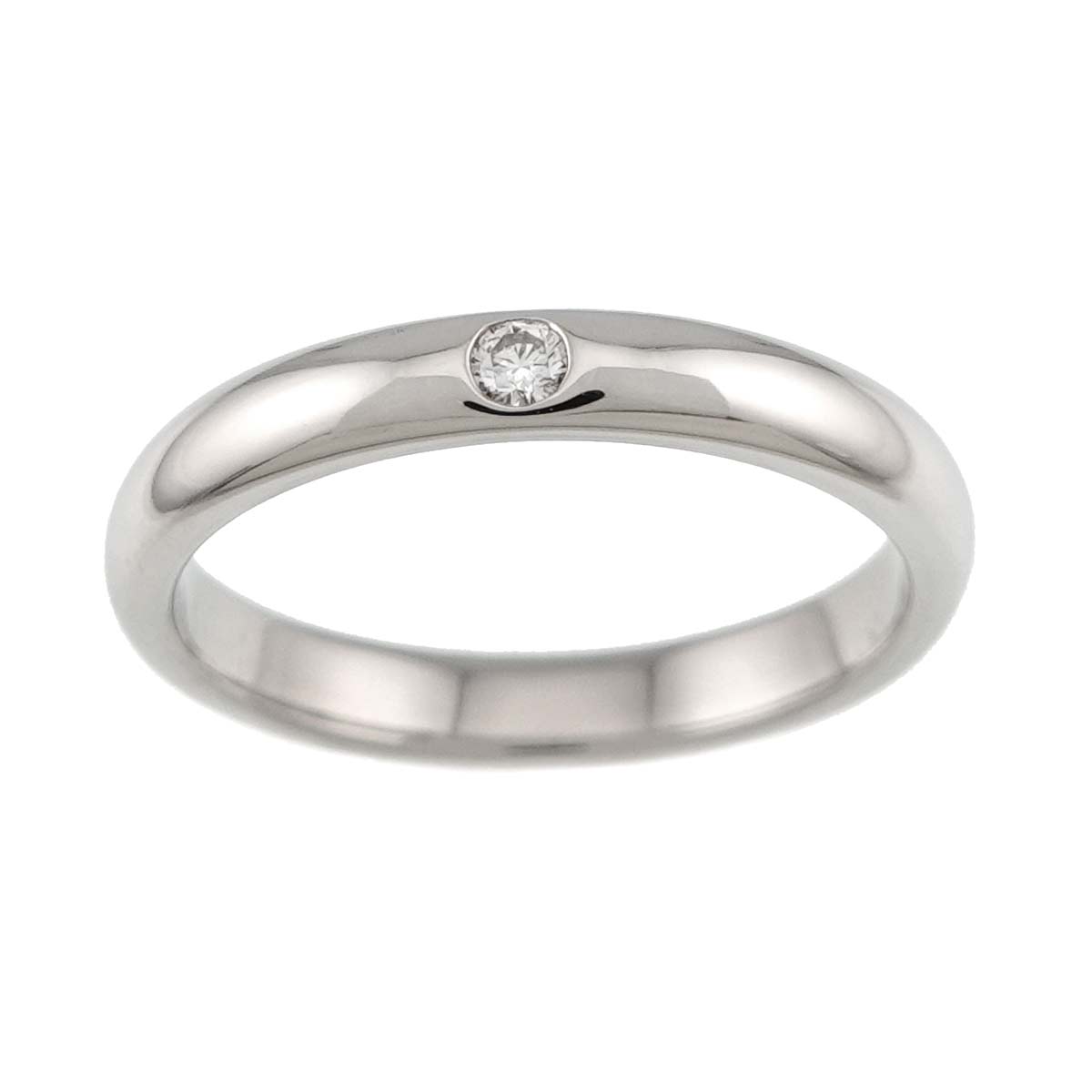 Diamond Ring Pt Platinum size6.75(US)