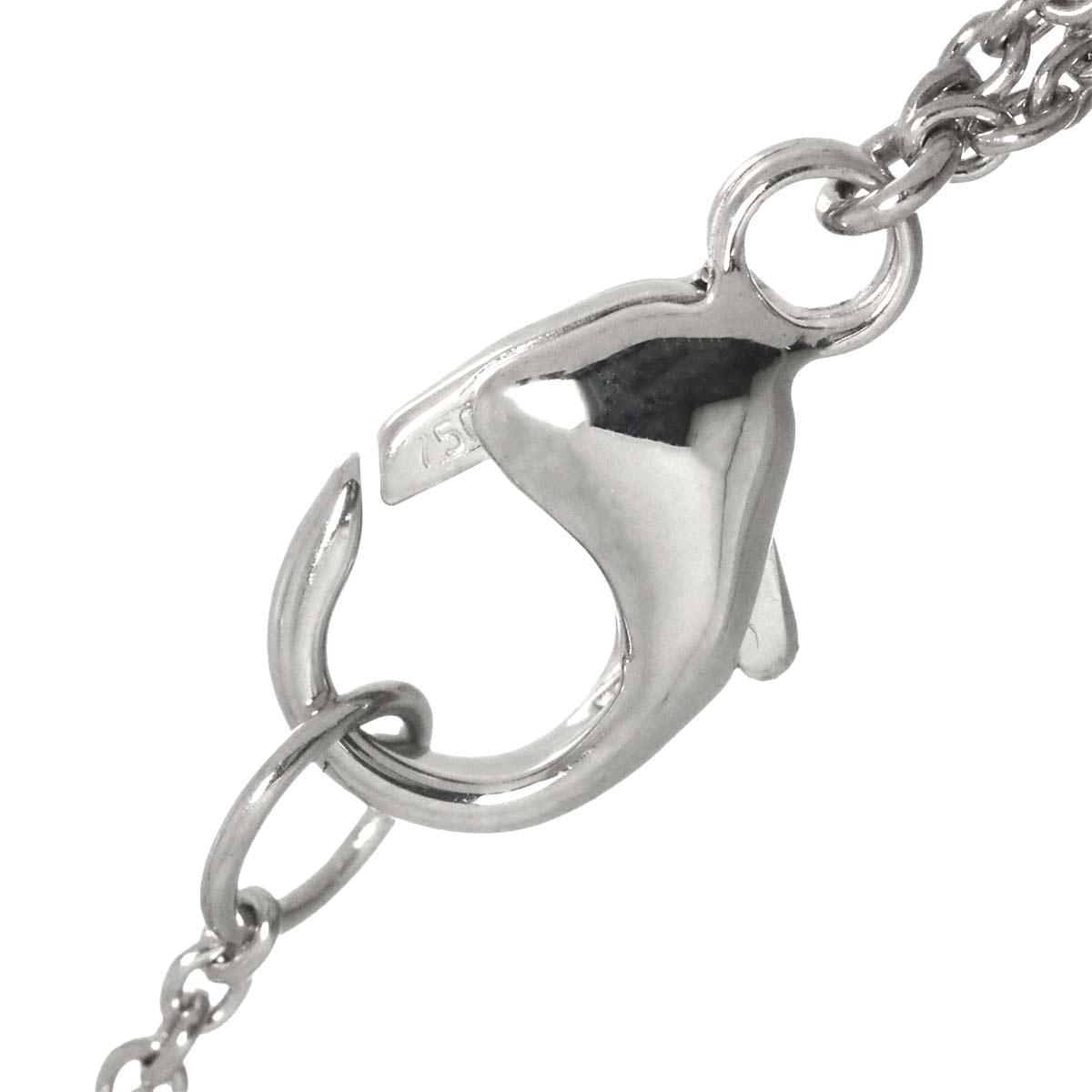 HARRY WINSTON HW Logo Diamond Bracelet 18K WG 750