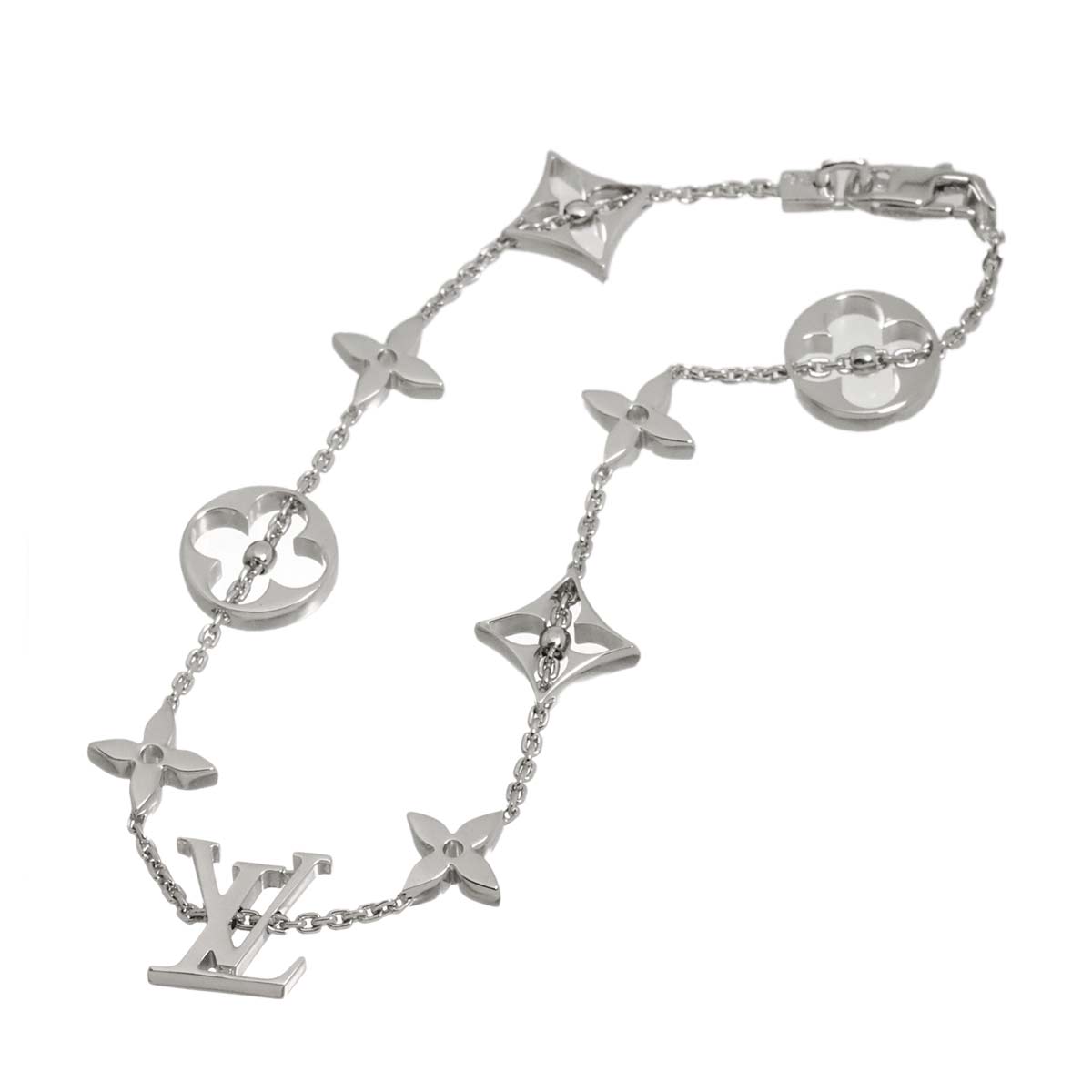 Monogram Bracelet 18K White Gold 750